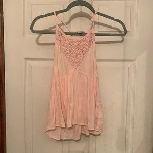 American Eagle Tank Top with Crochet Detail - Size S